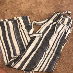 Striped Flowy Pants